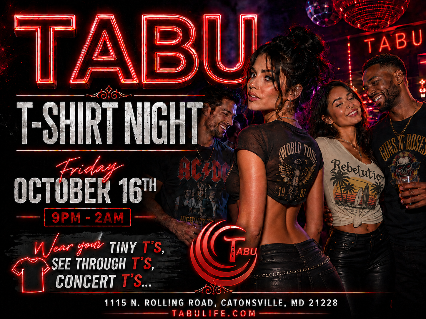 T-Shirt Night at TABU