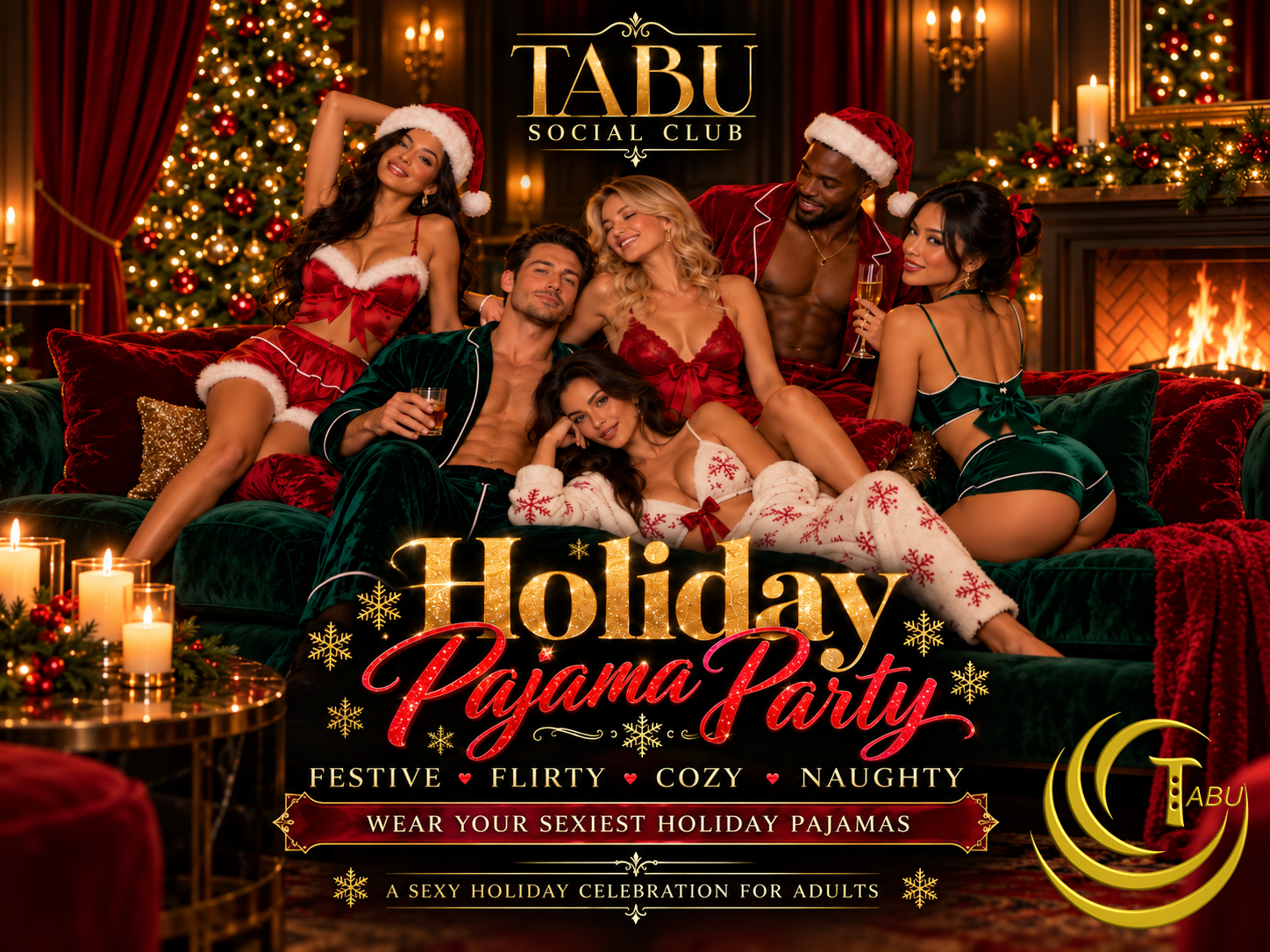 Tabu Holiday Pajama Party