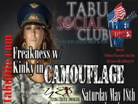 Freakness Kinky in Camouflage with Young Erotic Swingers Group