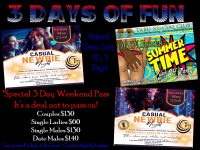 3 Fun Filled days this Weekend , Special Weekend Pass too!