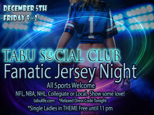 Fanatic Jersey Night