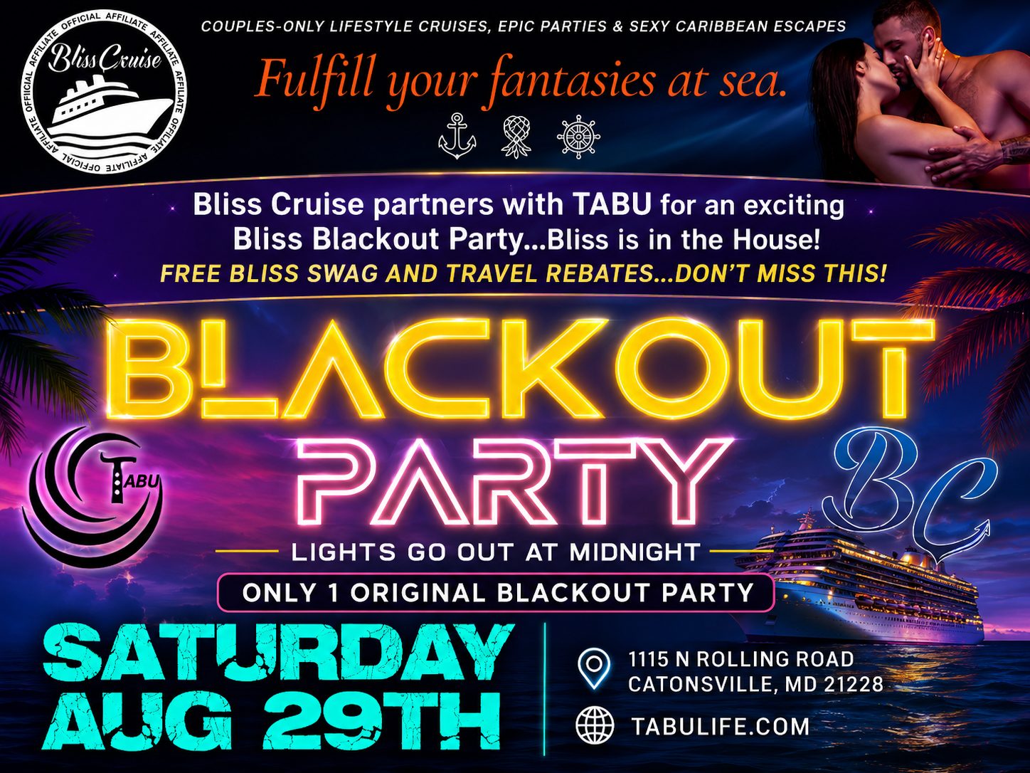 Bliss Blackout Party